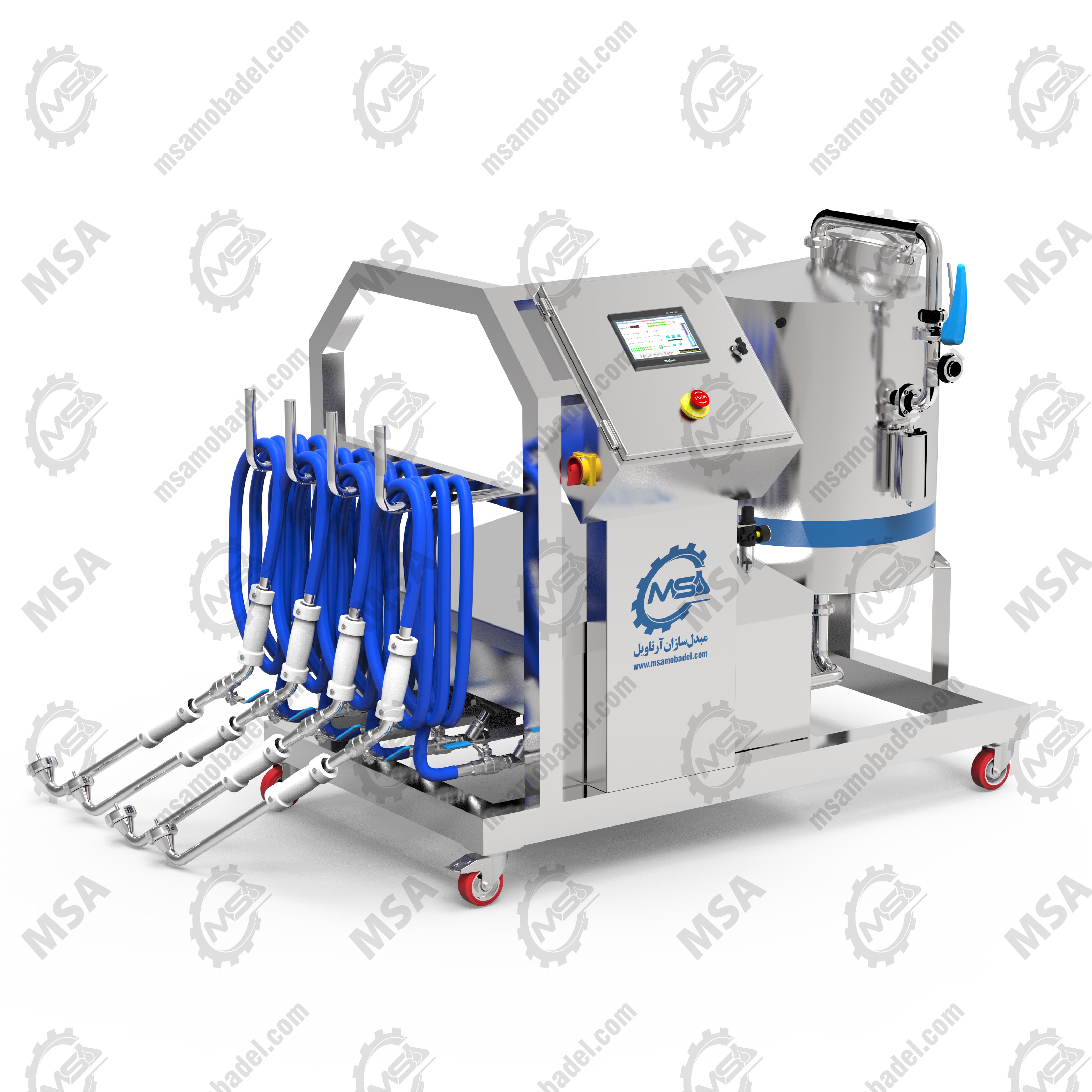 یونیت کالچر پرکن ماست چهار نازله